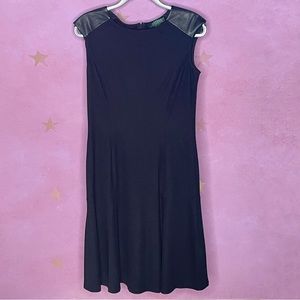 Lauren Ralph Lauren Black Dress Size 10 Sleeveless